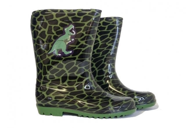 Wild Tribe Kids Rex Wellingtons