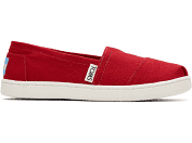 Toms Classic red canvas