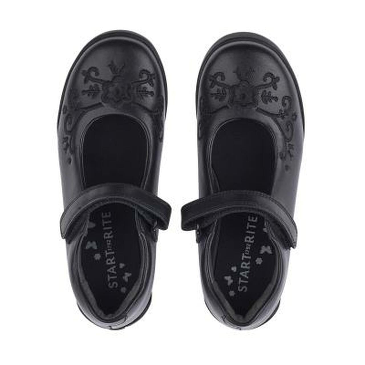Hopscotch- black leather